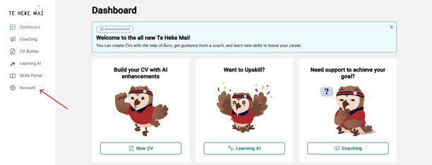 THM-Account Settings